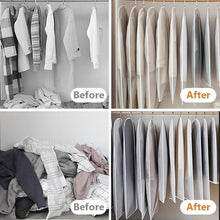 Load image into Gallery viewer, 3 Pcs Washable Garment Bag with Full Zipper Clothes Storage Bag