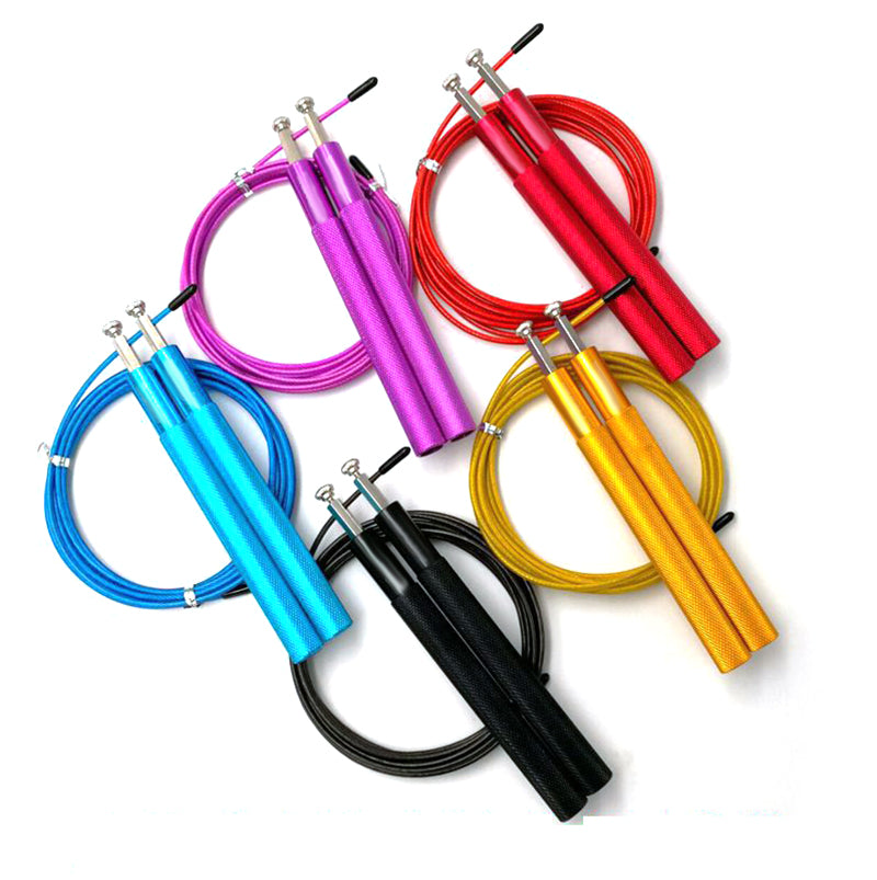 NEW Steel Wire Skipping Skip Adjustable Jump Rope Crossfit Fitnesss Equimpment Exercise Workout 3 Meters