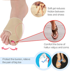 Bunion Corrector Hallux Valgus Foot Bone Thumb Toe Separators Correction Splint Foot Straightener