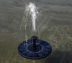 Mini Solar Power Water Fountain Garden Pool Pond 30-45cm Outdoor Solar Panel Water Fountain