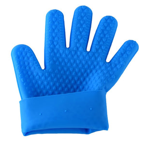 Silicone Oven Kitchen Glove Heat Resistant Thick Cooking BBQ Grill Glove