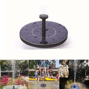 Mini Solar Power Water Fountain Garden Pool Pond 30-45cm Outdoor Solar Panel Water Fountain