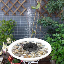 Load image into Gallery viewer, Solar Fountain Garden Kit Solar Water Pump Outdoor Landscape Fish Pool Garden Decoration