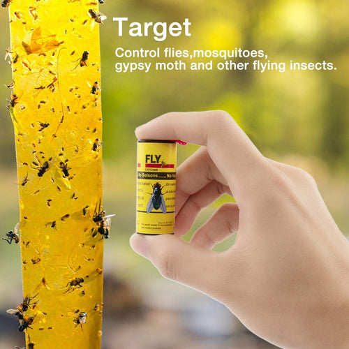 4pcs Sticky Ant Fly Repellent Paper Eliminate Flies Insect Bug Home Glue flytrap Catcher