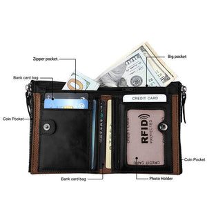 Mens' RFID Faux Leather Wallets
