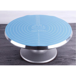 Multi-function Cooking Pad Round Silicone Placemat Cake Mat