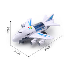 Load image into Gallery viewer, Music Story Simulation Track Inertia Children&#39;s Toy Aircraft Large Size Passenger Plane Kids Airliner Toy