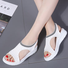 Load image into Gallery viewer, Woman Summer Wedge Comfortable Sandals Ladies Slip-on Flat Sandals