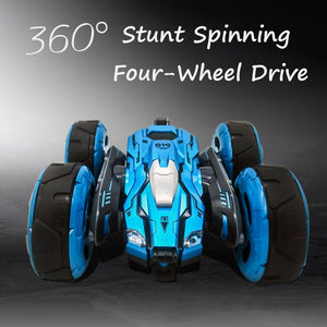 2.4G Double-Sided Stunt Car 360 Degree Rotating Children High-Speed Off-road Climbing Vehicle