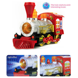 New Magic Train Locomotive Engine Car Bubble Machine Toy