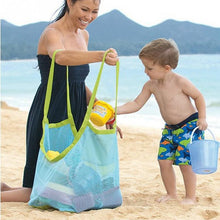 Load image into Gallery viewer, Mom Baby Beach Bags Women Kids Mesh Bag Big Size Storage Handbag