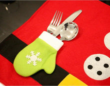 Load image into Gallery viewer, 4PCS/Pack Dining Room Table Placemats with Knife Fork Covers