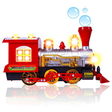 Load image into Gallery viewer, New Magic Train Locomotive Engine Car Bubble Machine Toy