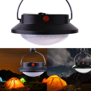 60 LED Ultra Bright Outdoor Camping Lamp Tent Light With Lampshade Circle ABS Rechargeable Lamp