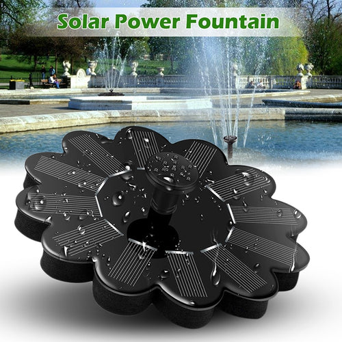 Solar Fountain Garden Kit Solar Water Pump Outdoor Landscape Fish Pool Garden Decoration