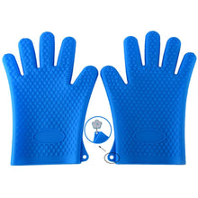 Load image into Gallery viewer, Silicone Oven Kitchen Glove Heat Resistant Thick Cooking BBQ Grill Glove