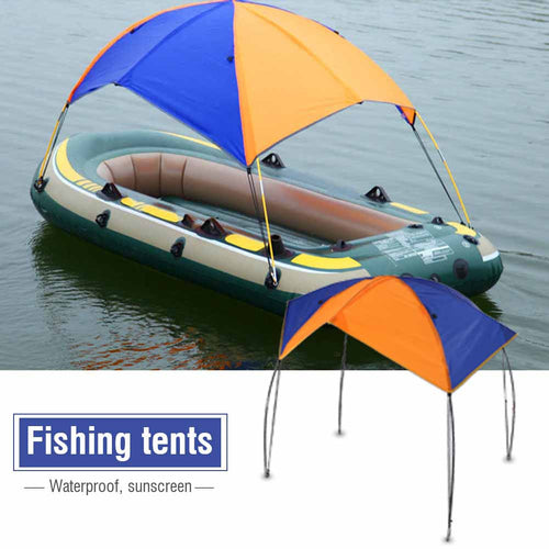Inflatables Boat Sun Shelter Sailboat Awning Top Rowing Boats Cover Tent Sun Shade