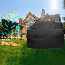 Load image into Gallery viewer, Anti Dust Protector Black Outdoor Waterproof Barbecue Grill Cover