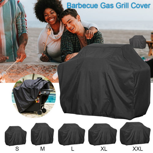 Anti Dust Protector Black Outdoor Waterproof Barbecue Grill Cover