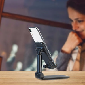 Metal Desktop Tablet Holder Foldable Extend Support Desk Mobile Phone Holder Stand