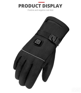 Waterproof Heated Guantes Moto Touch Screen Battery Powered Gloves