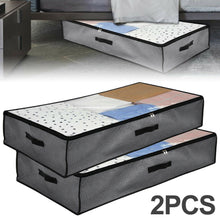 Load image into Gallery viewer, 1/2 Pack Large Under Bed Thick Breathable Storage Boxes