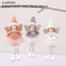 Load image into Gallery viewer, Plush Angel Girl Doll Christmas Tree Hanging Ornaments