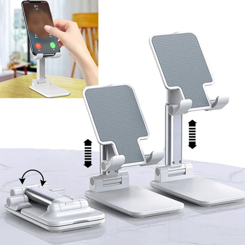 Metal Desktop Tablet Holder Foldable Extend Support Desk Mobile Phone Holder Stand