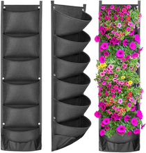 Load image into Gallery viewer, Vertical Hanging Garden Planter Layout Waterproof Wall Mount Hanging Flower Pot