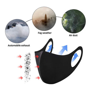3D Ultra-thin Breathable Dustproof Mouth Mask Anti-Dust Haze Pm2.5 Flu Allergy Protection Face Masks