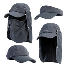 Load image into Gallery viewer, Quick-dry Sun Protection UV Fisherman Hat Foldable Windproof Sun Visor Hat