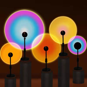 Sunset Projection Lamp Rainbow Atmosphere Led Night Light