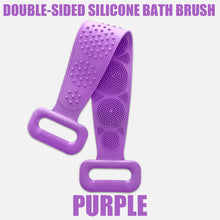 Load image into Gallery viewer, Silicone Back Scrubber Body Exfoliating Massage For Shower Strap