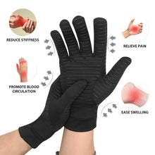 Load image into Gallery viewer, Full Finger Compression Pain Gloves