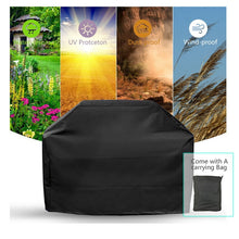 Load image into Gallery viewer, Anti Dust Protector Black Outdoor Waterproof Barbecue Grill Cover