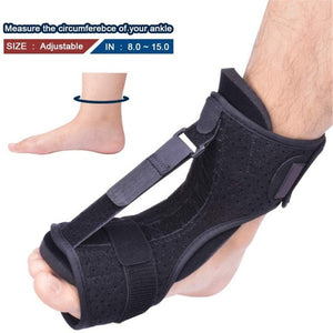 Adjustable Plantar Fasciitis Night Foot Splint Drop Orthotic Brace Elastic Dorsal Night Splint