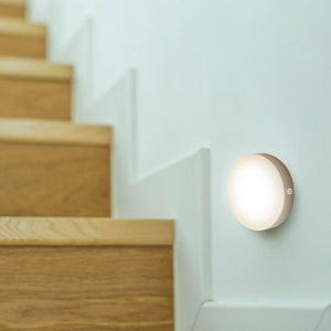 USB Rechargeable Wall Lamp 6 LEDs Wireless PIR Motion Sensor Night Light