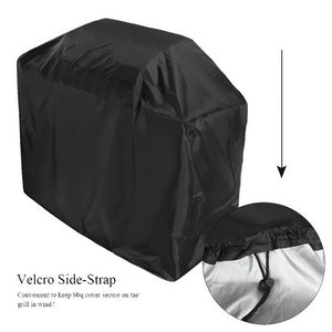 Anti Dust Protector Black Outdoor Waterproof Barbecue Grill Cover