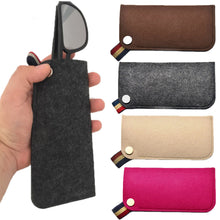 Load image into Gallery viewer, New Felt Sunglasses Case Colorful Candy Eyeglasses Box