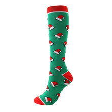 Load image into Gallery viewer, Christmas Compression Socks Sports Stockings