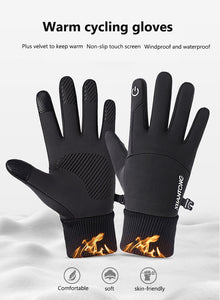 Outdoor Sports Gloves Touch Screen Men Driving Motorcycle Snowboard Gloves