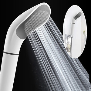 Pressure Rainfall Shower Head White Shower Head Water Saving Filter Spray Nozzle
