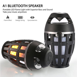 Flame Table Lamp Bluetooth Speaker