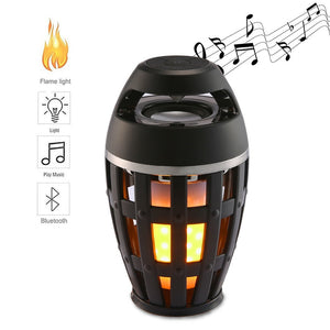 Flame Table Lamp Bluetooth Speaker
