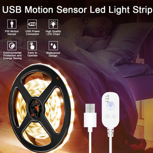 USB Motion Sensor Night Light Strip