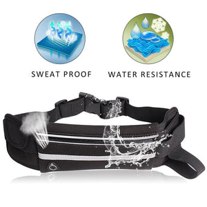 Outdoor Running Waist Bag Waterproof Mobile Phone Holder Gym Fitness Bag