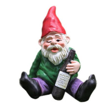 Load image into Gallery viewer, 4Pcs Mini Drunk Garden Gnome Dwarfs Funny Resin Statue Decoration