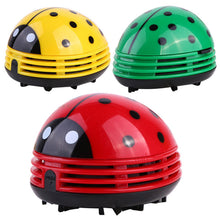 Load image into Gallery viewer, Mini Vacuum Table Vacuum Cleaner Ladybug dust Cleaner