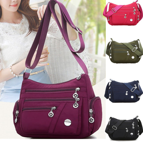 Travel Nylon Passport Sortage Bag Women Crossbody Travel Bag