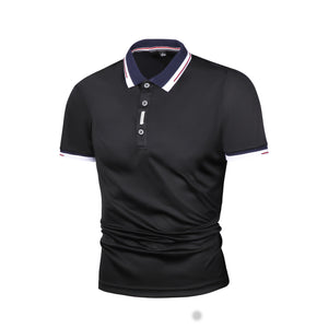 Men's Outdoor Casual Polo Shirt Short-Sleeved T-shirt